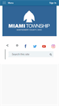 Mobile Screenshot of miamitownship.com