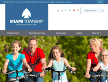 Tablet Screenshot of miamitownship.com